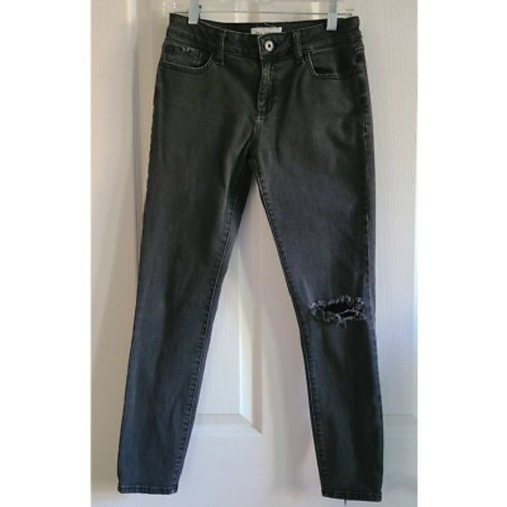 DL1961 Margaux Instasculpt Ankle Skinny Distressed Jeans Busted Wash 2908 Sze 27